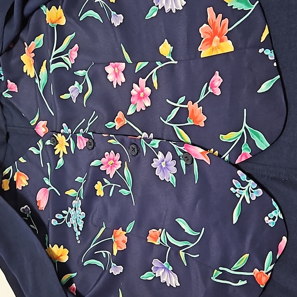 Alfred Dunner Women's Size 14 Short Sleeve Blazer Blouse Top #W597 - Picture 6 of 10